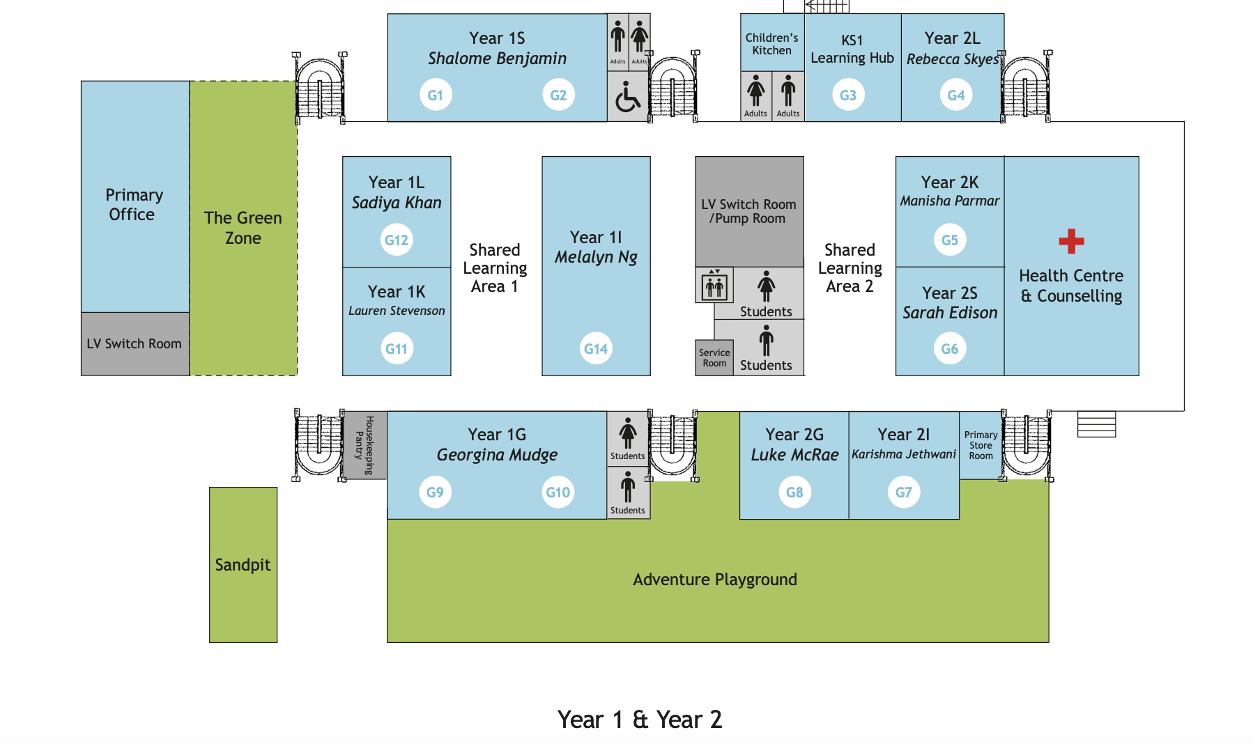 Ground Floor (Primary Block)
